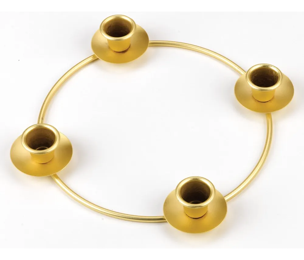 Anillo Corona de Adviento Vermont Christmas Company para Decoración Festiva | Ideal para Velas | Diseño Elegante | Regalo Navideño