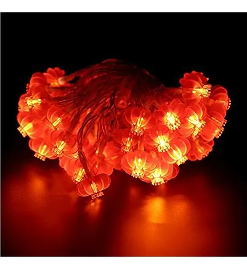 Luces Led Rojas Cadena de Luces LED Rojas para Fiesta - Decoración Festiva Brillante y ...
