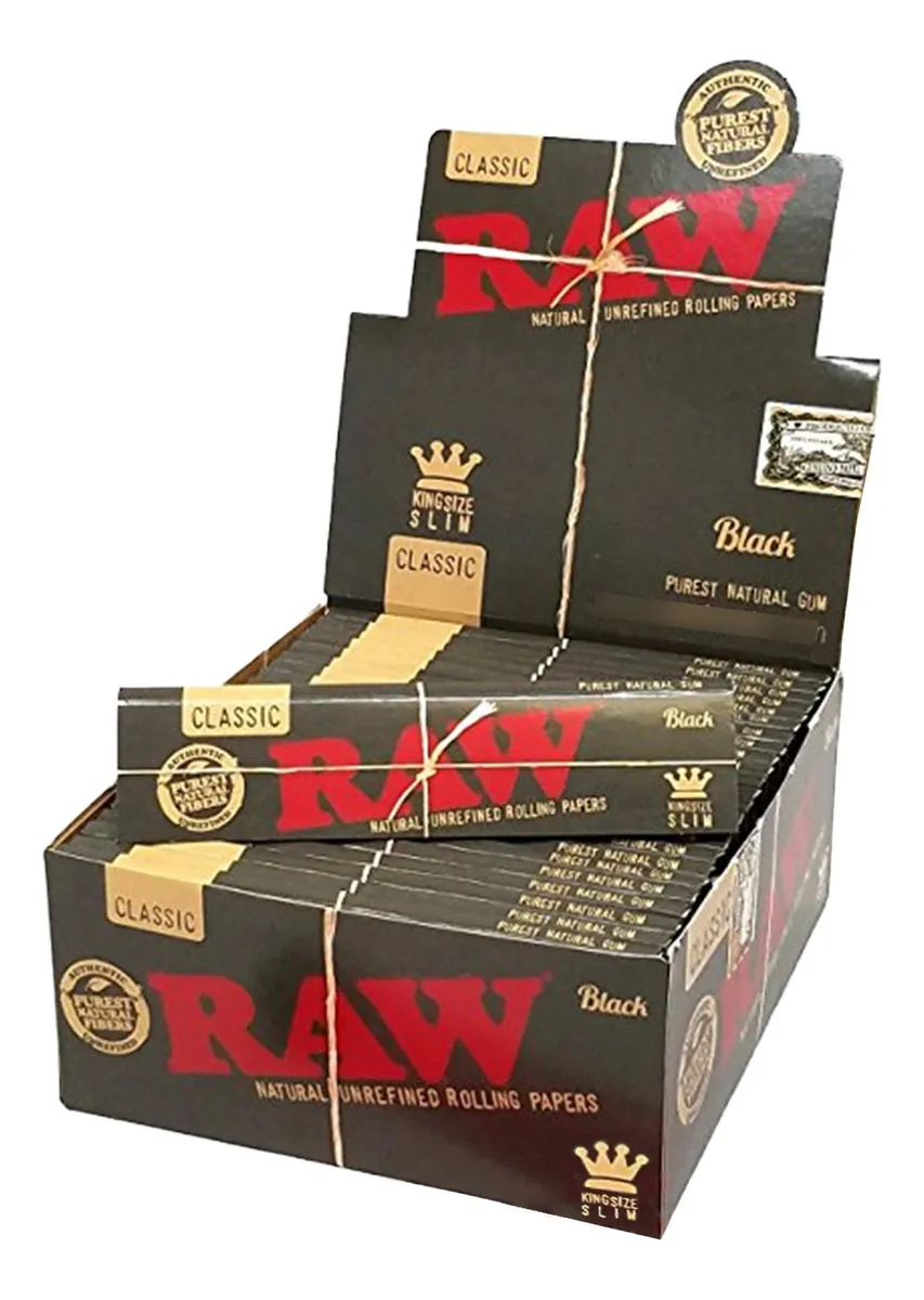 Papel de Liar Clásico RAW 110mm - Calidad Premium para tu Experiencia de Fumar - Paquete de 50 Unidades de Papel Orgánico No Blanqueado