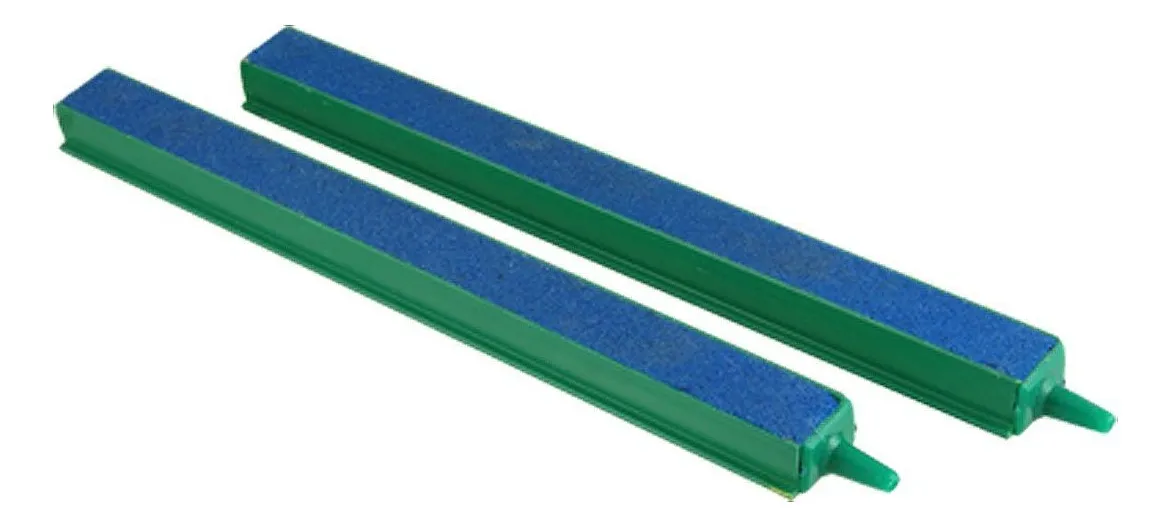 2 Piezas Barras de Aire para Tanque de Peces - Oxigenación y Burbujas Decorativas | Bomba de Aire para Acuario | Color Verde Intenso