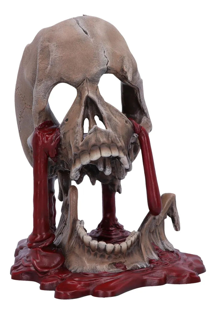 Adorno Escultura Resina Cabeza Zombi Gótic Decoración Halloween, Figura Detallada para Coleccionistas y Fans del Terror, Ideal para Ambientes Oscuros