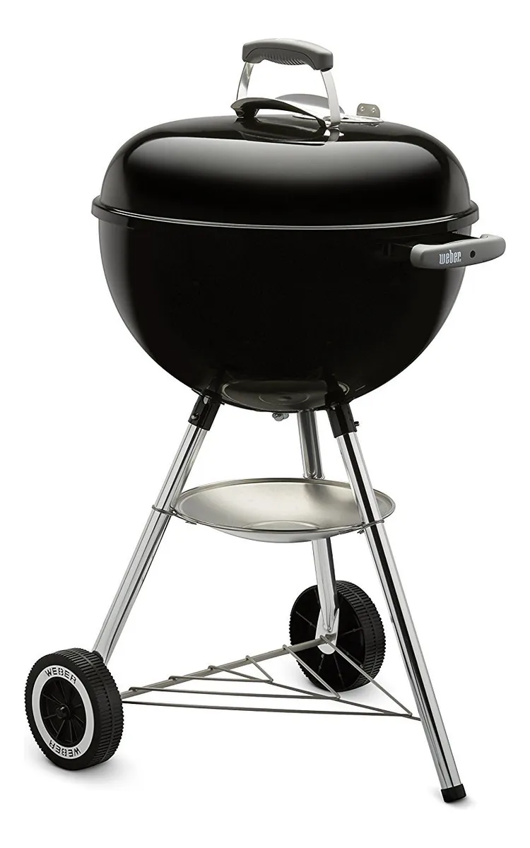 Parrilla de Carbón Original Kettle 18 Pulgadas Negra - Weber - Barbacoa Portátil para Exteriores - Perfecta para Asados y Reuniones Familiares - Diseño Clásico Duradero