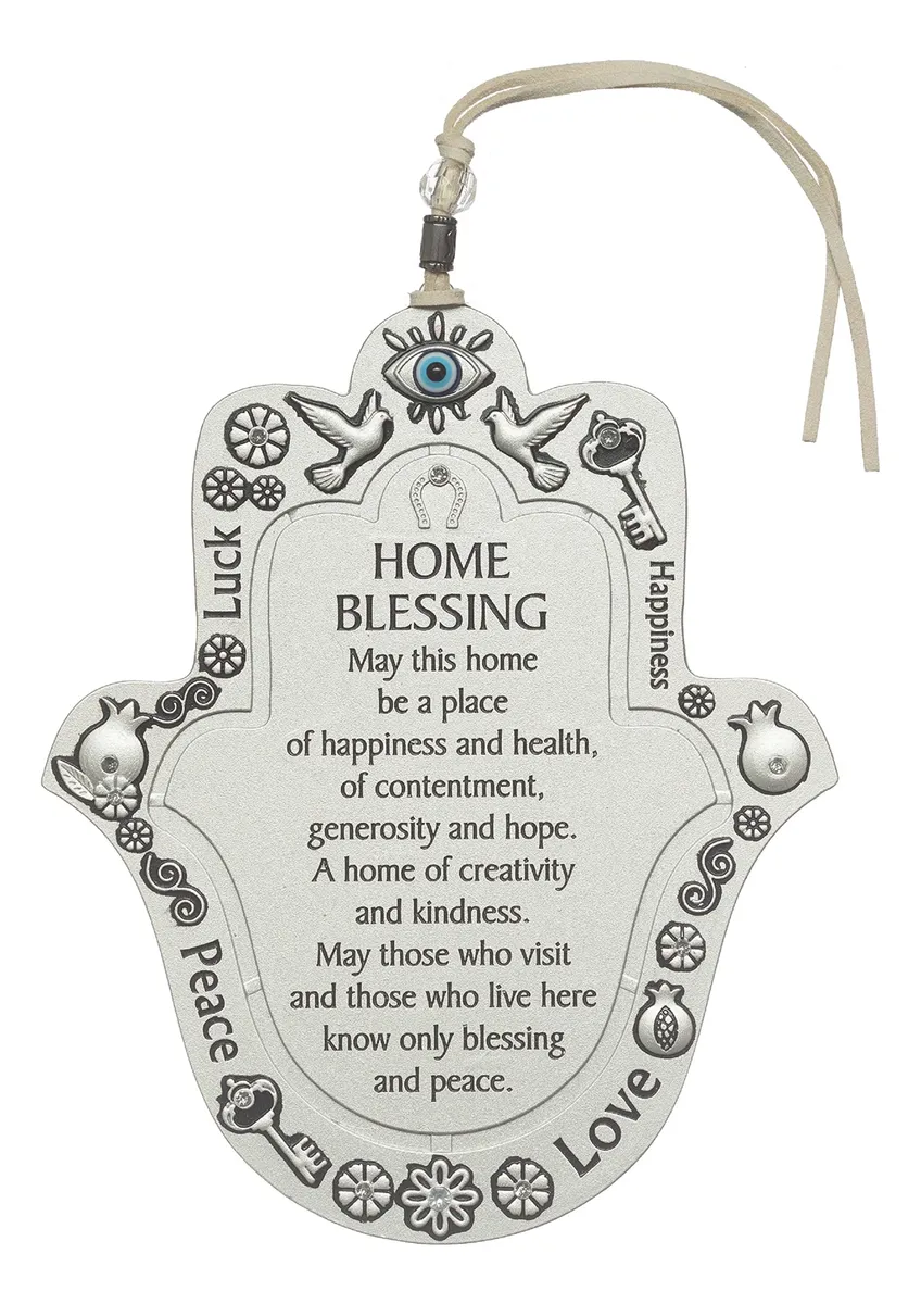 Amuletos Hamsa para Colgar Decoración Protección Espiritual | Amuleto Feng Shui | Decoración Hogar Bienestar | Regalo Original Multi Propósito