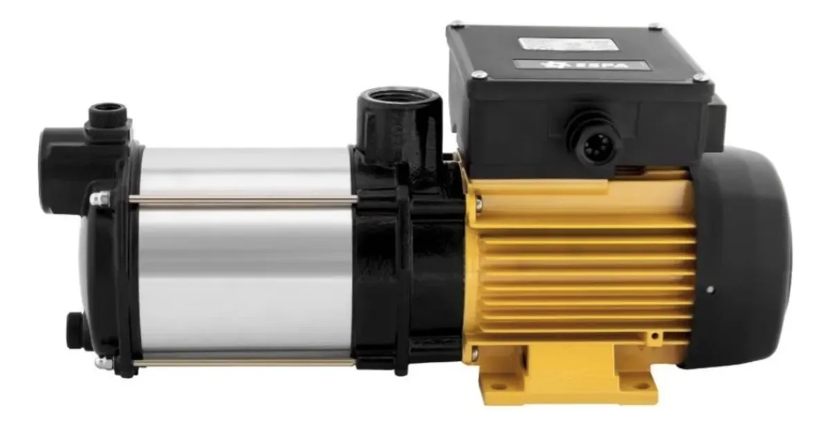 Bomba Centrífuga Multietapas Horizontal 0.75 HP, 15 GPM - Caudal Potente y Eficiente para Diversas Aplicaciones | Eléctrica, Monofásica
