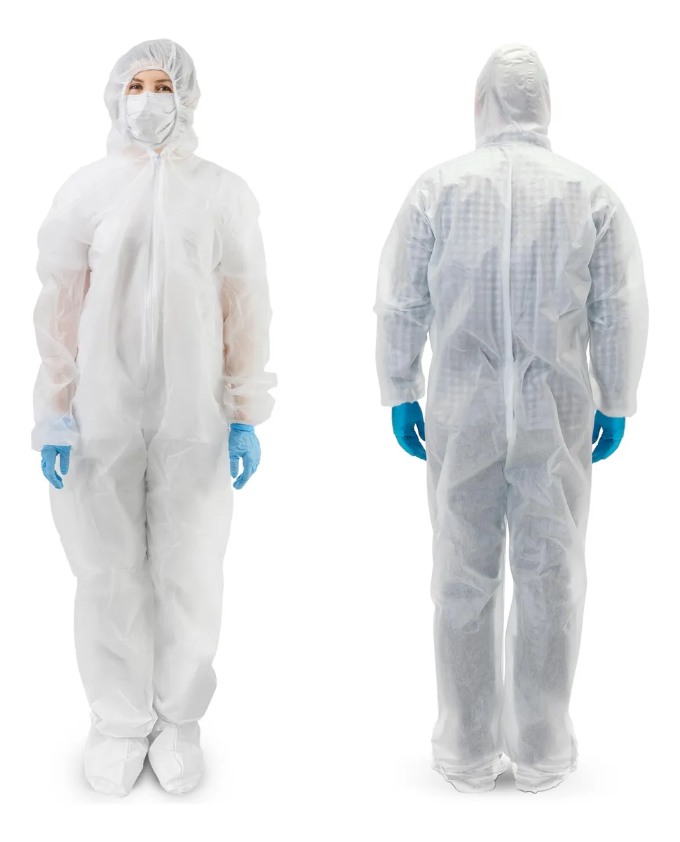 Bata Desechable Adulto Polipropileno 3XL Blanco Ideal para Protección y Higiene Profesional