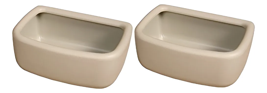 Cuenco para Animales Pequeños Marshall Snap Beige - Capacidad 2 Tazas - Ideal para Mascotas - Diseño Duradero y Fácil Limpieza