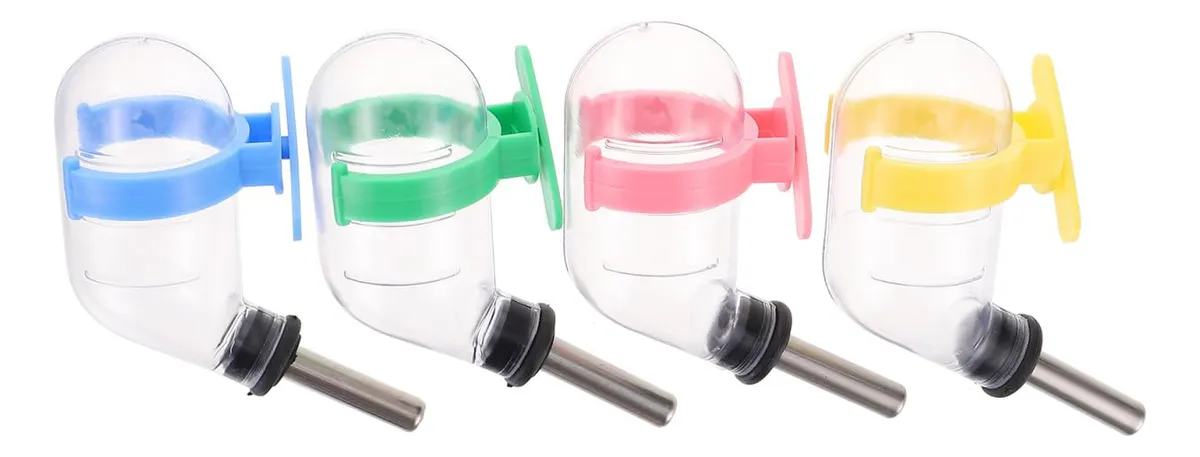 Botella de Agua Automática Colgante para Hámster: Dispensador de Comida Higiénico y Práctico para Roedores. Fácil Instalación y Limpieza. Ideal para Viajes y Uso Diario.