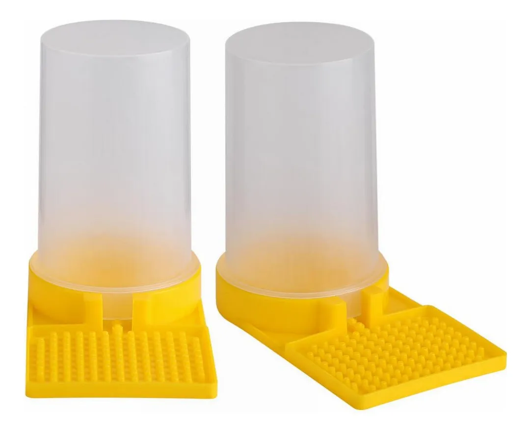 Alimentador de Abejas Profesional: Cuenco Bebedero Esencial para Apicultura Moderna | Equipo Apícola Duradero | Fácil de Usar | Mejora la Hidratación de tus Colmenas