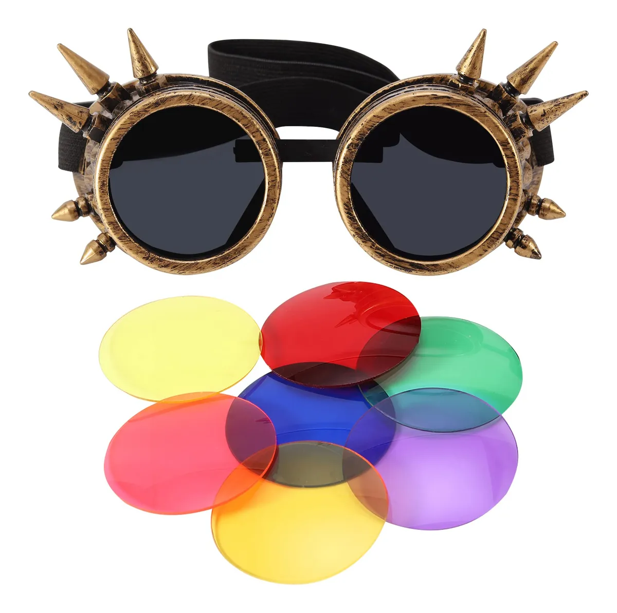 Anteojos de Soldadura Góticos Steampunk con Lentes de Protección Integrada - Estilo Único para Profesionales y Aficionados - Máxima Seguridad y Diseño Vanguardista