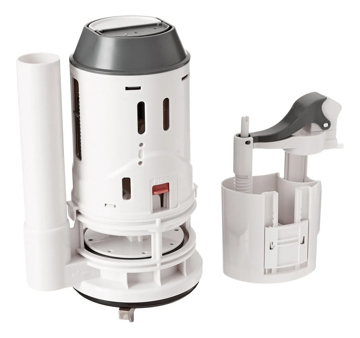 Conjunto Válvula Descarga Doble Para Inodoro - Repuesto Universal Ahorro Agua - Mecanismo Cisterna Completo - Fácil Instalación