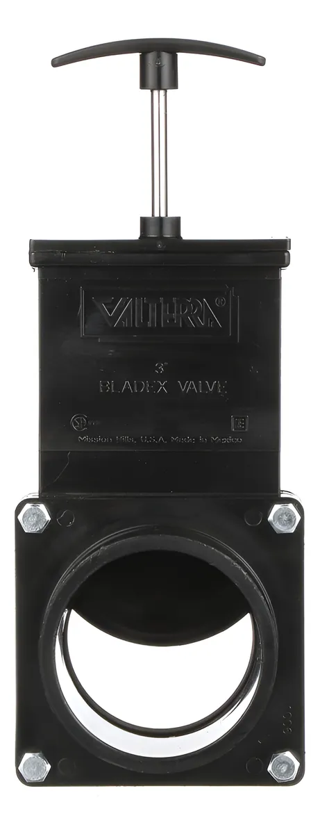 Válvula de Compuerta ABS para RV y Caravana, 3 Pulgadas - Duradera y Fácil Instalación para Sistemas de Agua