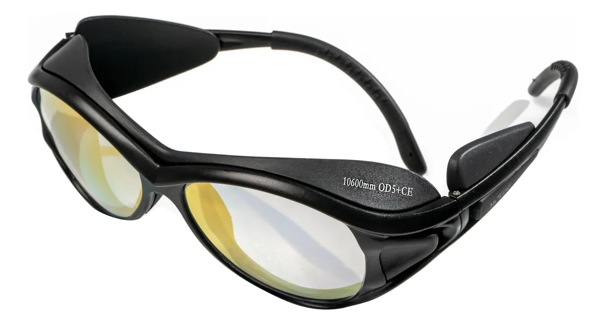 Gafas Protectoras Láser CO2 10600nm Tipo Reflectante | Protección Ocular Profesional para Grabado y Corte Láser | Seguridad Certificada