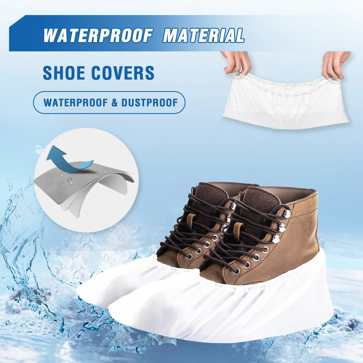 Fundas Desechables Blancas Impermeables para Zapatos y Botas ...