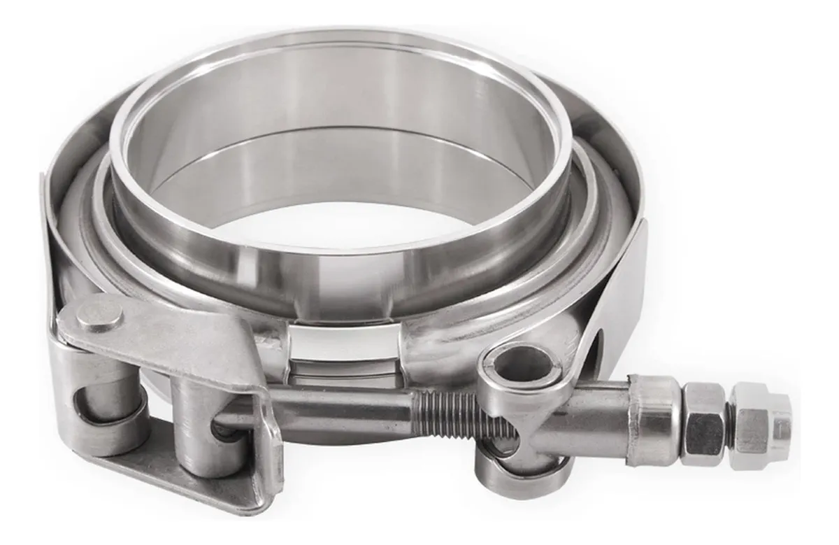 Abrazadera Banda V Acero Inoxidable 63.5mm para Conexiones Resistentes y Duraderas - Sistema de Escape y Tuberías
