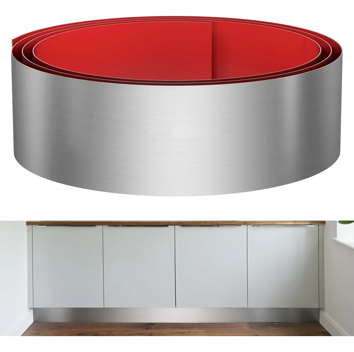 Cubierta de Punta Acero Inoxidable para Puerta de Clóset - Duradera y Elegante - Accesorio Resistente a la Corrosión para Hogar y Oficina