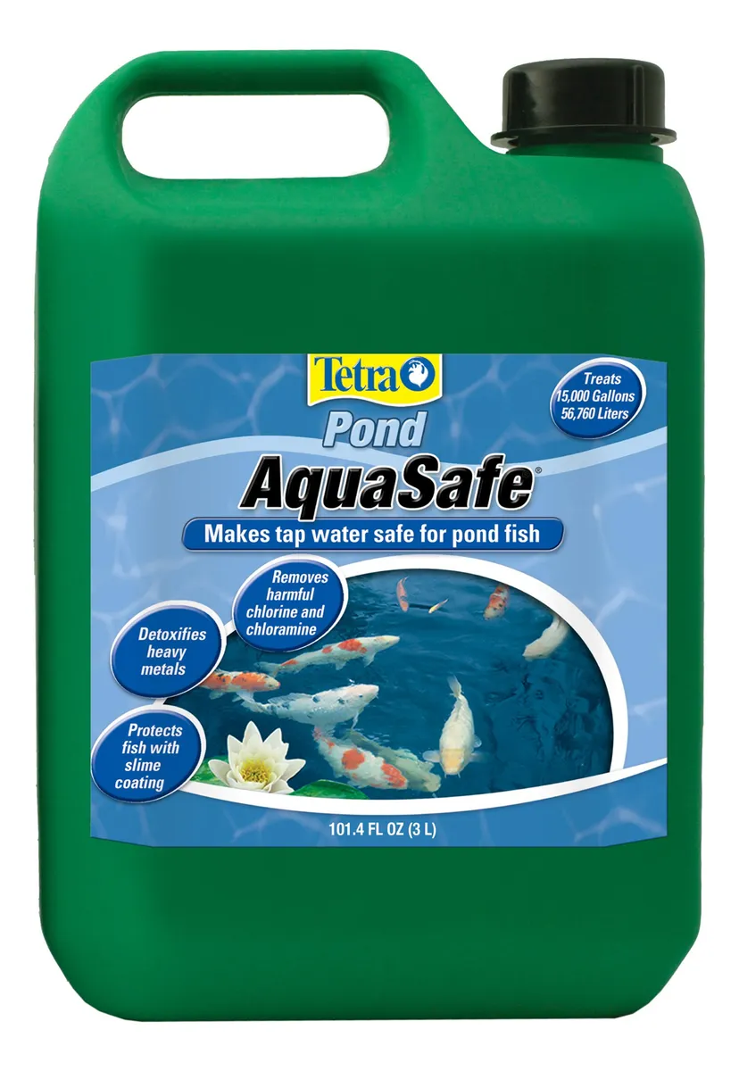 Acondicionador de Agua para Estanques Tetra Pond Aquasafe: Neutraliza Cloro y Cloraminas, Elimina Metales Pesados y Protege Peces y Plantas Acuáticas - Tratamiento Esencial para Agua Clara y Saludable