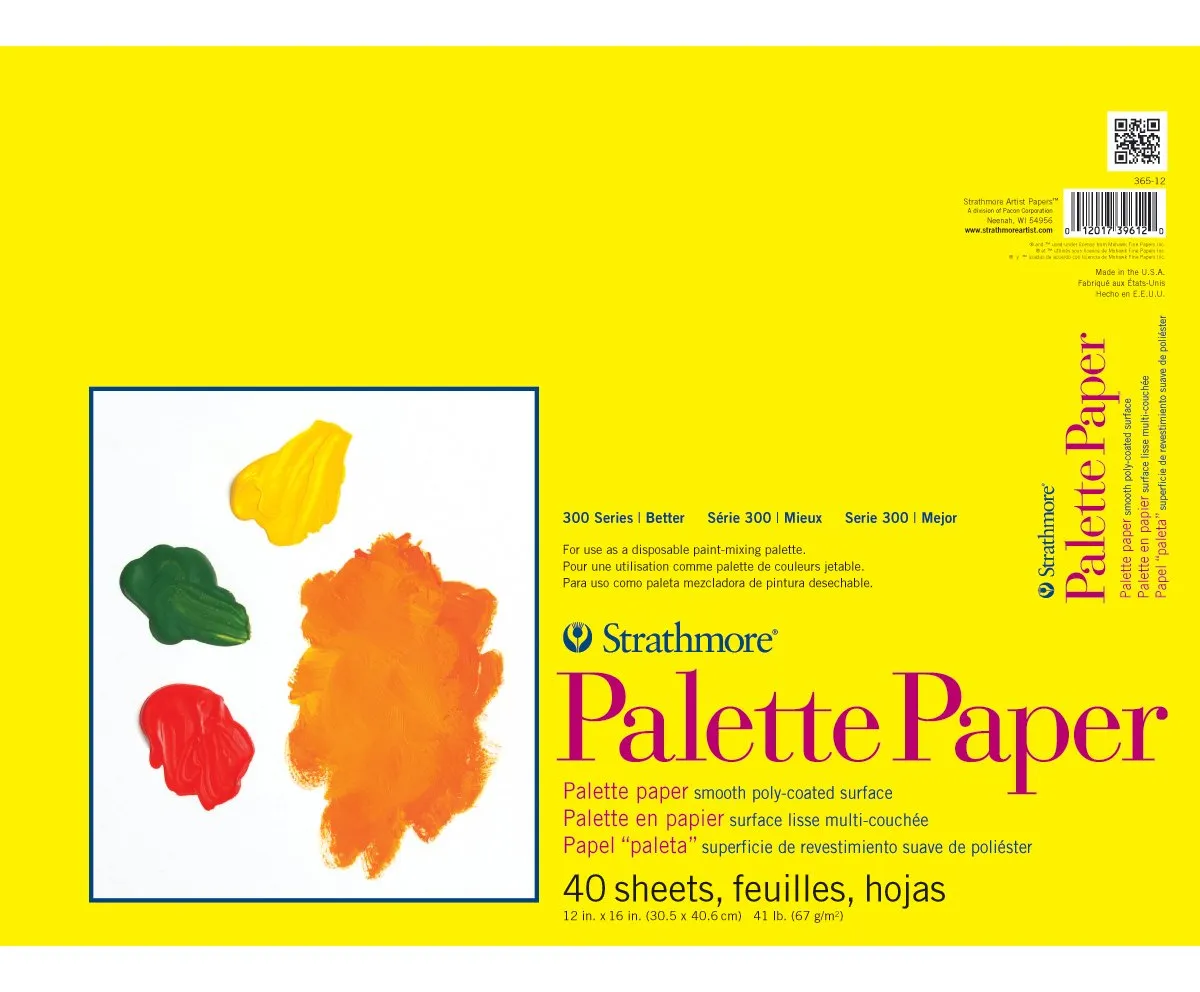 Almohadilla de Papel para Paleta 300 Series - 40 Hojas para Artistas Profesionales y Estudiantes | Ideal para Acuarela, Gouache y Técnica Mixta