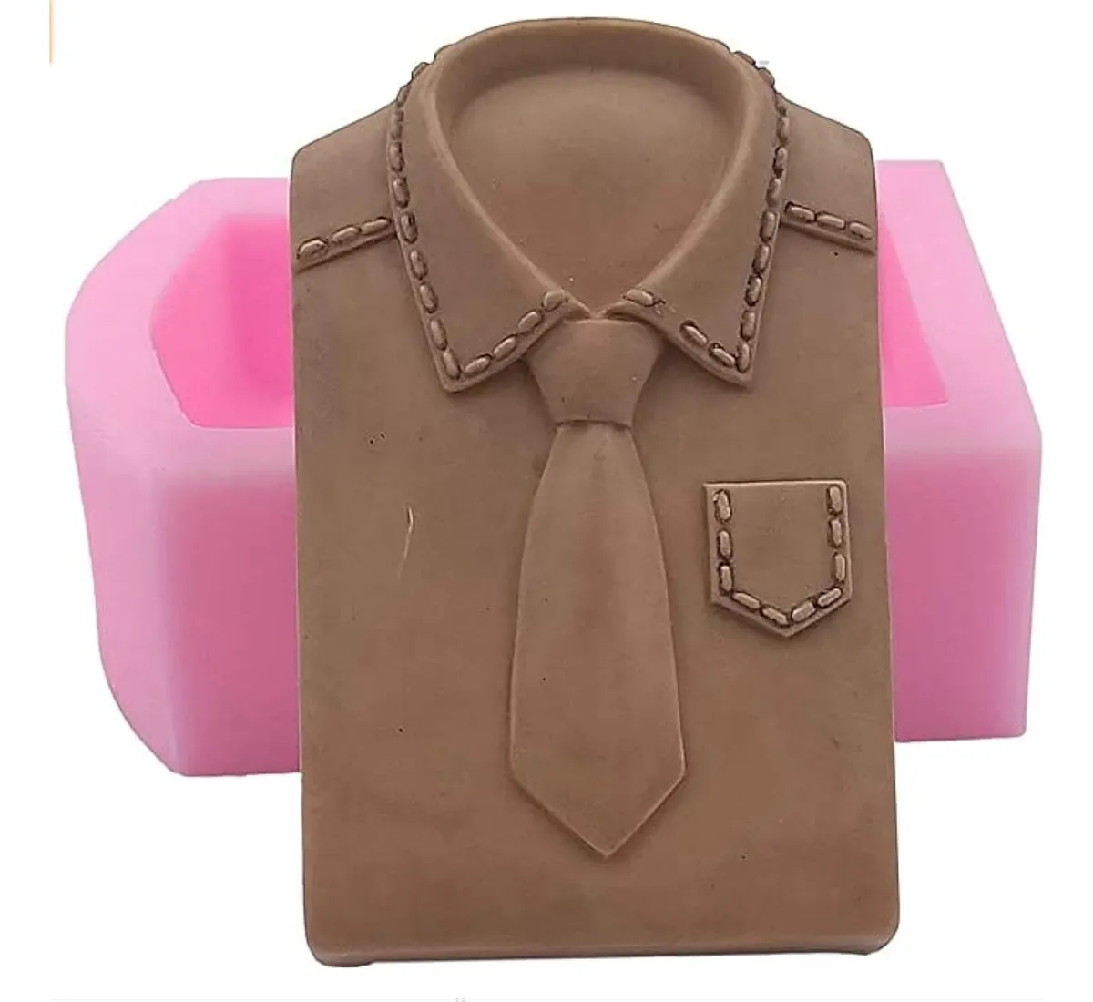 Molde de Silicona para Jabón con Forma de Camisa: Regalo Ideal Día del Padre, Manualidades Caseras, Creación de Jabones Artesanales Únicos