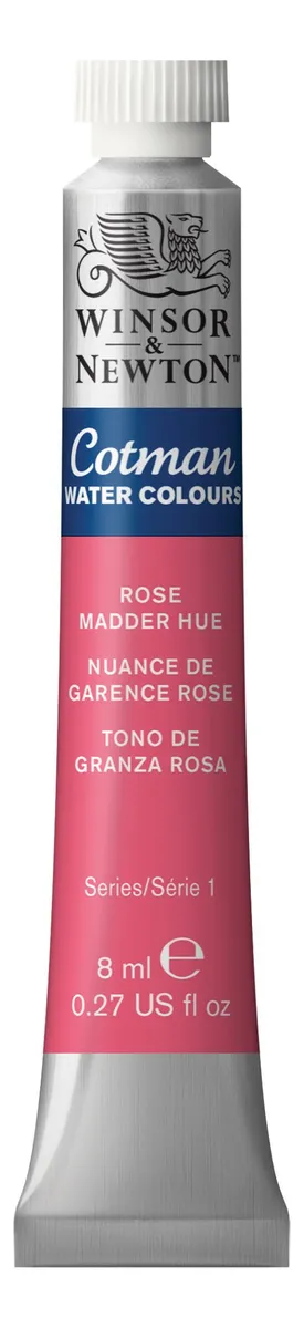 Acuarela Winsor Newton Cotman Rosa 580 8ml - Pinta Lienzos y Papeles con Colores Vibrantes y Duraderos - Calidad Profesional para Artistas