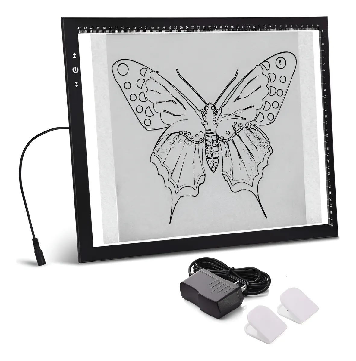 Mesa de Luz LED A3 Táctil 800 Lúmenes para Dibujo y Diseño Profesional - 46.3 x 34 cm - Brillo Ajustable