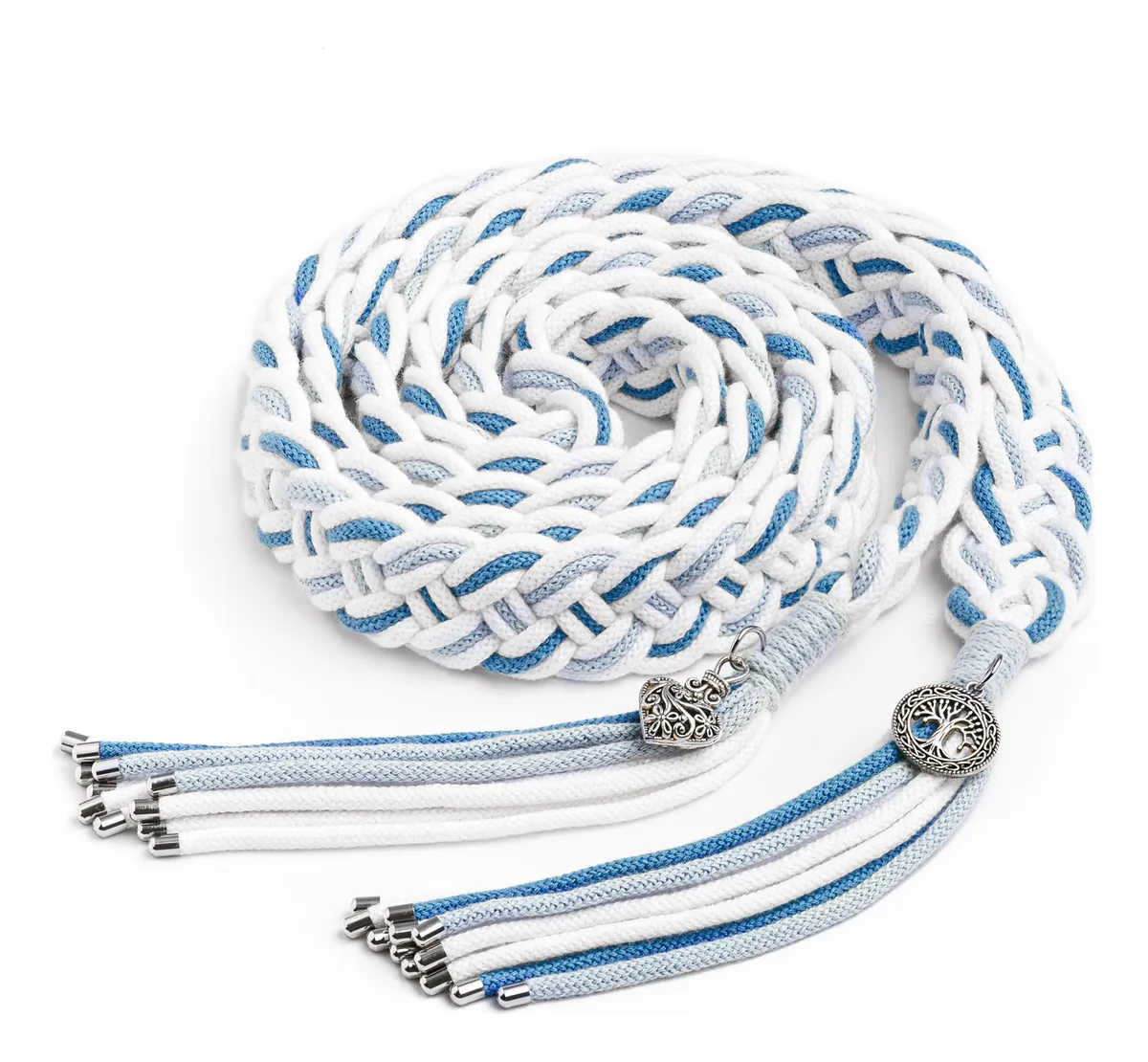 Cordón de Sujeción a Mano para Ceremonias de Boda | Elegante Accesorios Ceremonial Azul | Calidad Premium y Duradero