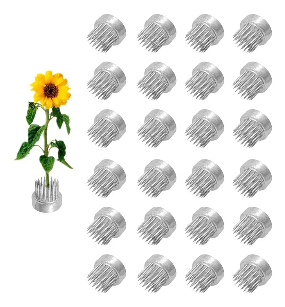 Pack 24 Unidades: Soporte Arreglador Flores Ikebana Profesional para Arreglos Florales y Decoración Floral Creativa