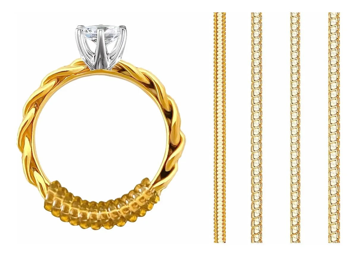 Ajustador de Tamaño para Anillos Universal: Alarga o Acorta Cualquier Anillo Fácilmente - Kit Completo para Joyería y Uso Diario