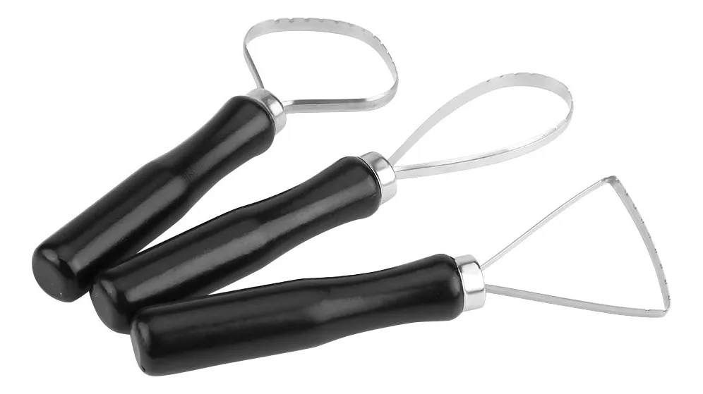 Herramienta de Bucle Ancho Cuchillo Raspador para Esculturas en Madera y Arcilla - Precisión Profesional y Fácil Manejo