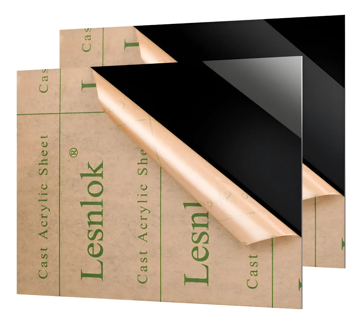 2 Piezas de Hoja Acrílico Negra para Letreros y Manualidades Profesionales | Placa Resistente para Proyectos de Bricolaje | Decoración y Señalización Duradera
