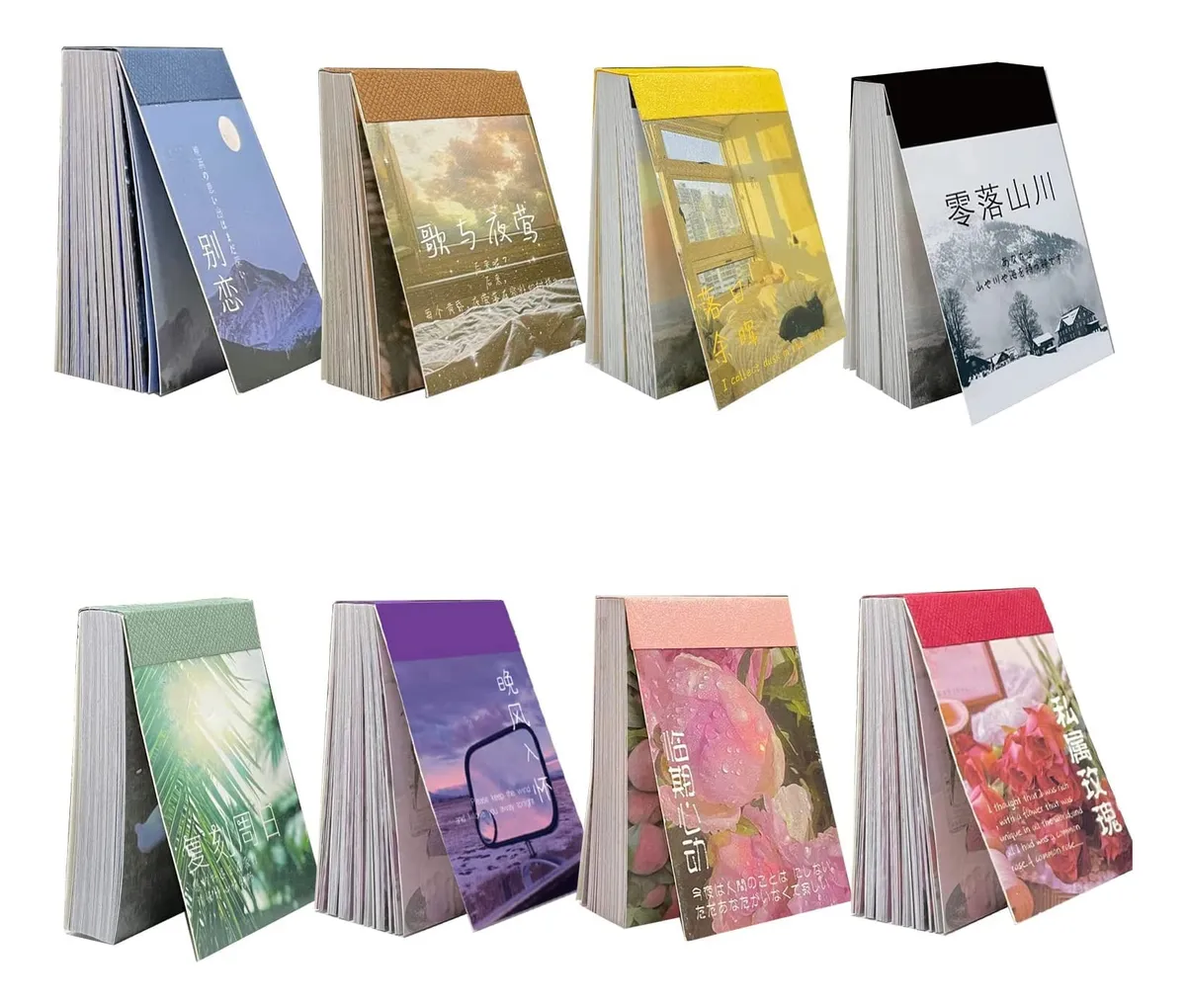 400 Piezas Pegatinas Washi Estilo Japonés para Manualidades y Decoración DIY | Adhesivos Decorativos Estéticos para Scrapbooking, Bullet Journal y Regalos