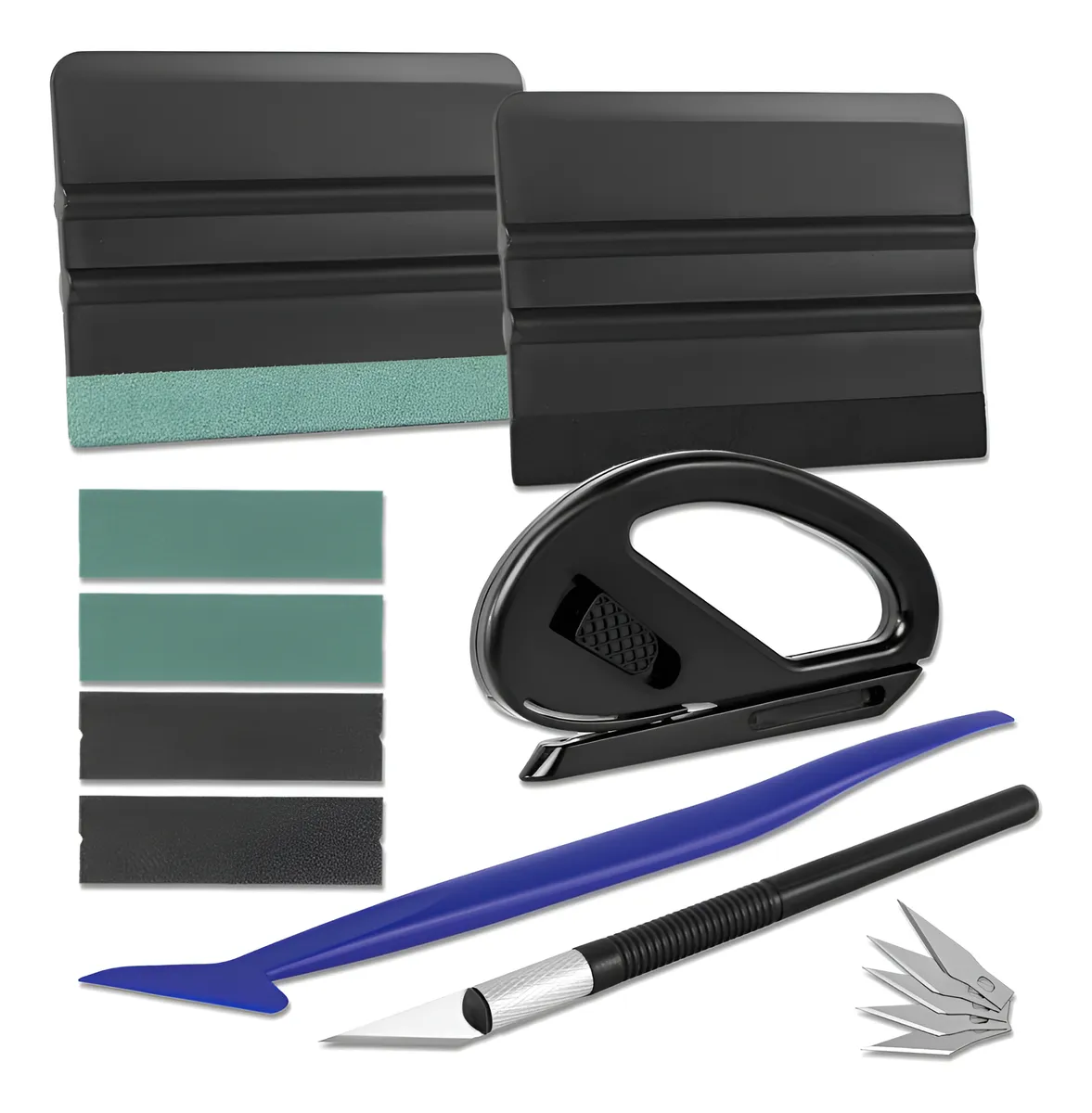 Kit Profesional de Tinte y Envoltura para Ventanas de Coche | Película Oscura para Ventanas Automotriz | Mejora Estética y Privacidad | Fácil Aplicación