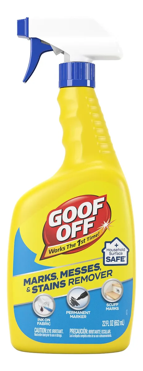 Goof Off Removedor Heavy Duty Spray con Gatillo - Solución Potente para Pintura, Adhesivos y Timbres - Fácil Aplicación en Hogar y Taller
