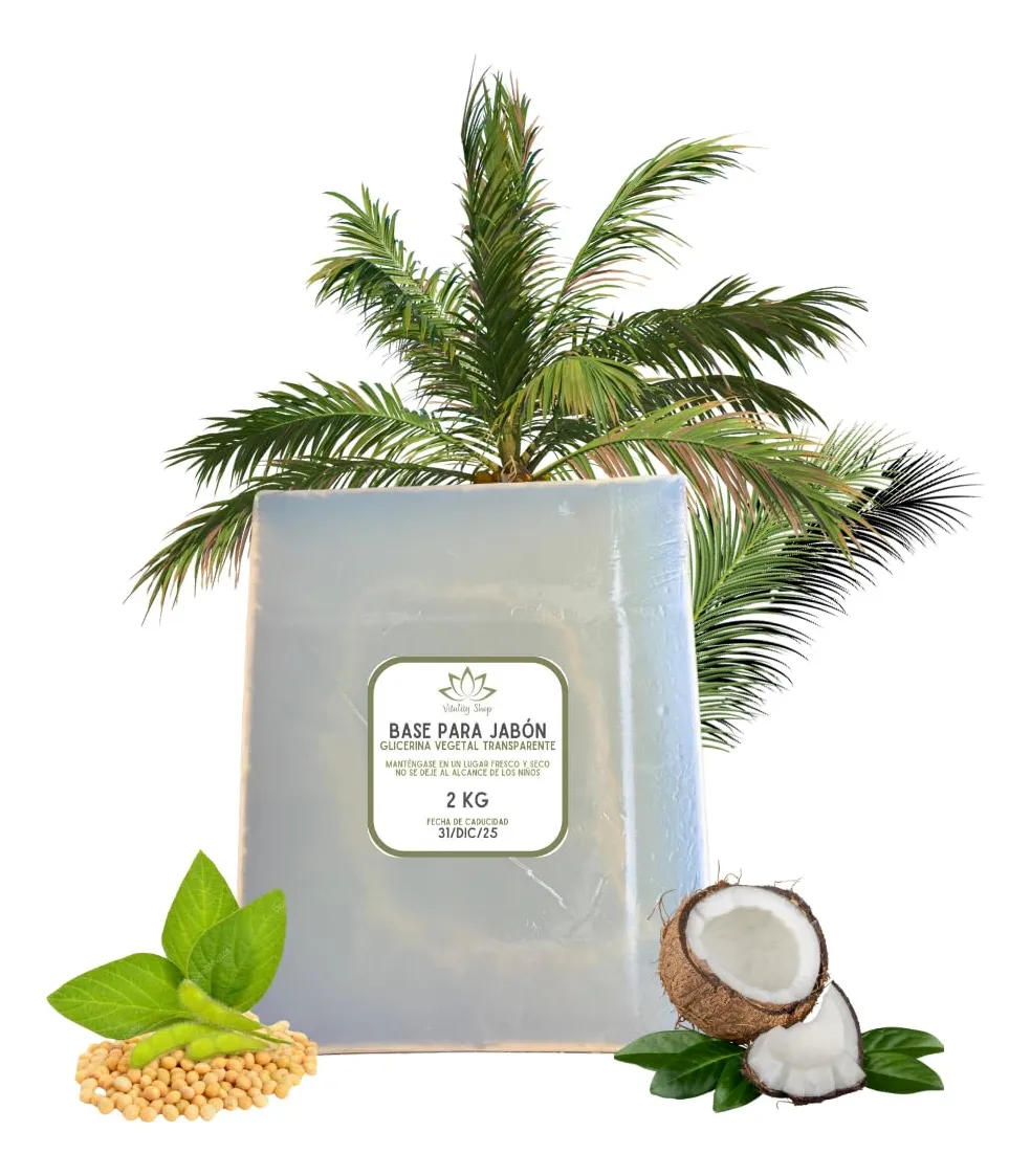 Glicerina Vegetal Alta Calidad para Fabricación de Jabón Transparente Artesanal - Base para Jabones DIY - Pureza Garantizada