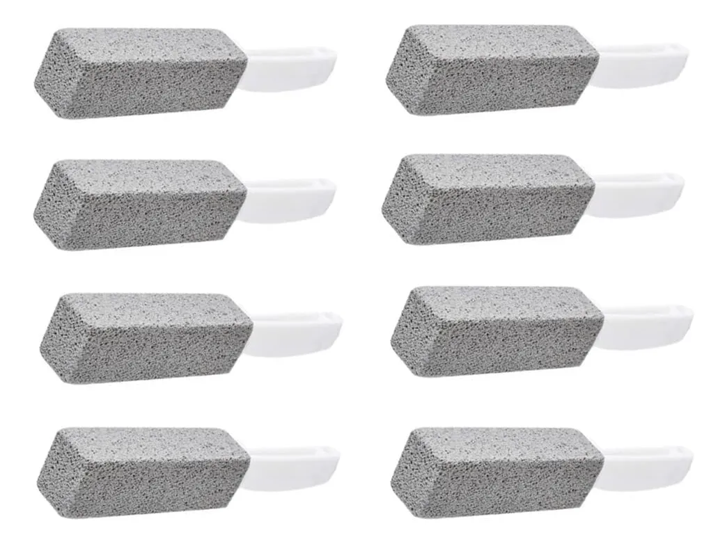 Piedra Pómez de Limpieza para Inodoro con Asa | Eliminador de Sarro y Manchas Resistentes | Limpiador Profundo para Baño | Color