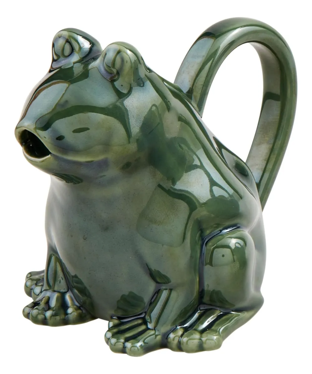 Mini Regadera Infantil Animales Forma Rana Diseño Divertido para Jardín y Plantas - Ideal para Niños - Plástico Resistente - Color Verde