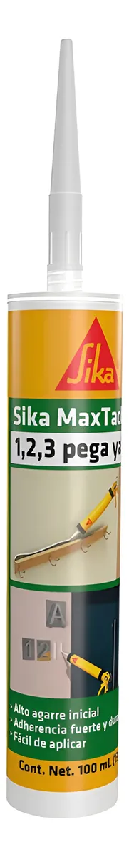 Adhesivo de Montaje Profesional Blanco Alta Resistencia Interior/Exterior - Fijación Fuerte Duradera para Hogar y Construcción | Blanco Brillante 500ml