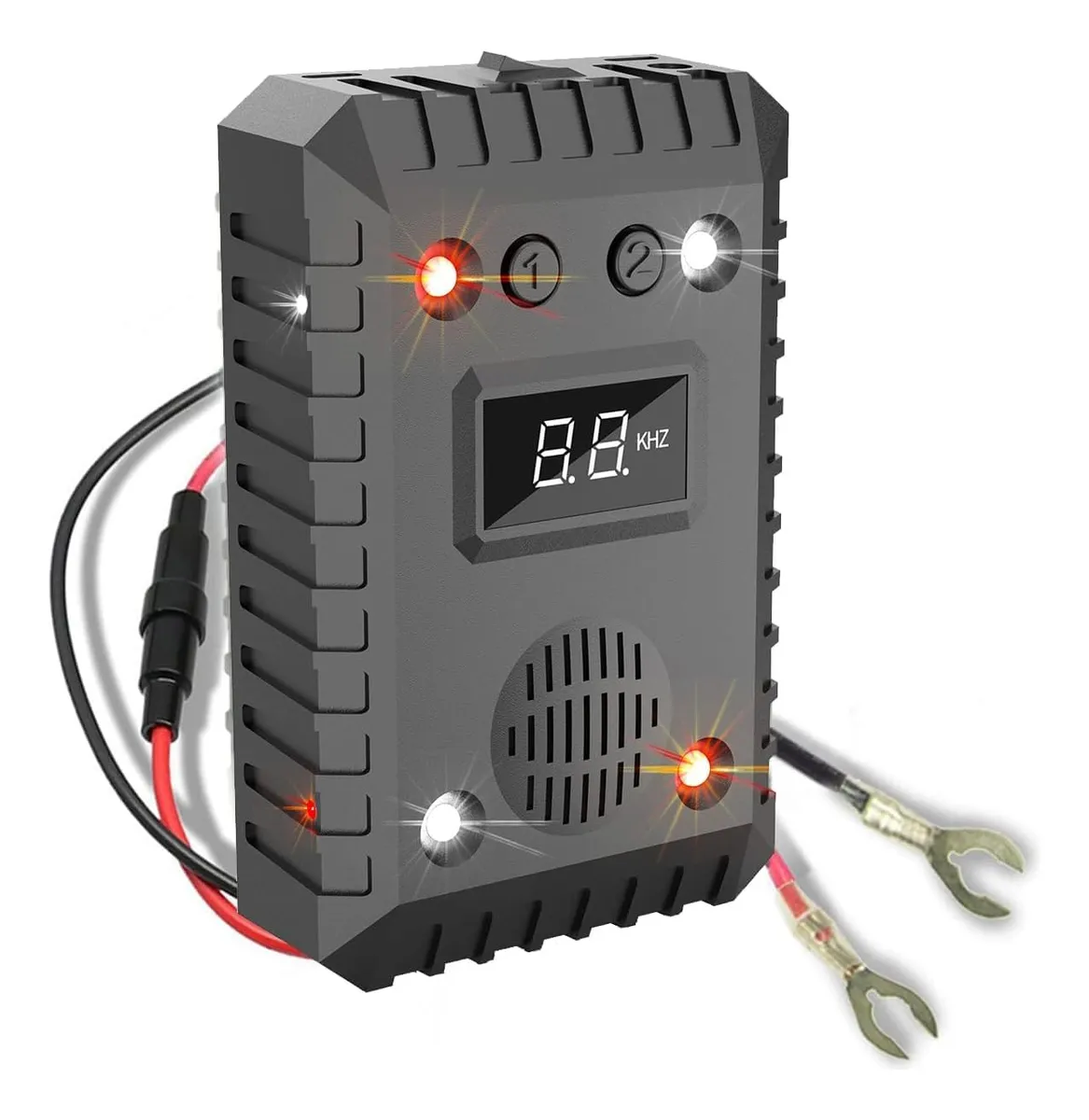 Repelente Ultrasónico de Roedores para Coches con Luz Estroboscópica - Protección Eficaz contra Ratones y Ratas en Vehículos - Dispositivo Antiroedores para Motor y Compartimento