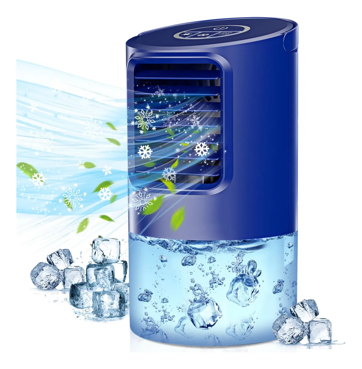 Aire Acondicionado Portátil Enfriador 3 en 1 Hogar Oficina Multifuncional - Solución de Climatización Compacta para Espacios Pequeños, Color Neutro