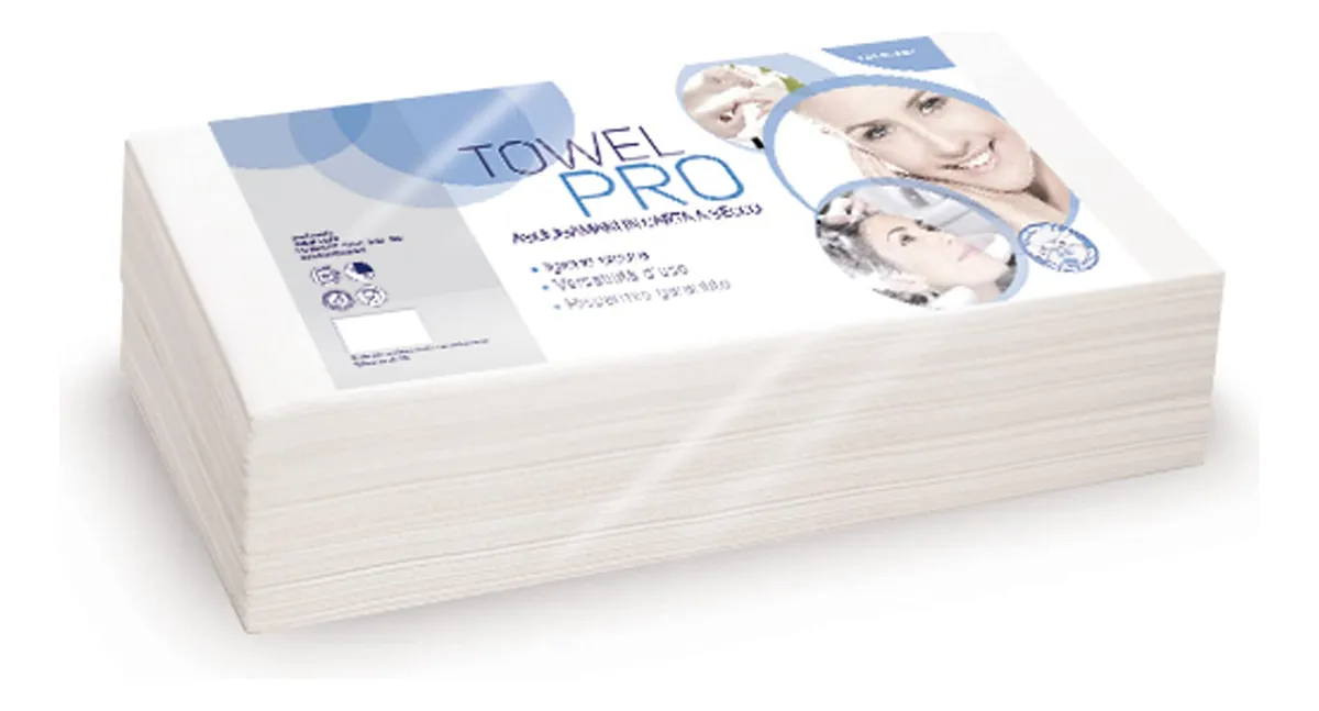 Paquete 60 Toallitas Dobladas para Salón de Belleza - Algodón Suave Absorbente Profesional - Blancas - Ideales para Tratamientos Faciales y Corporales