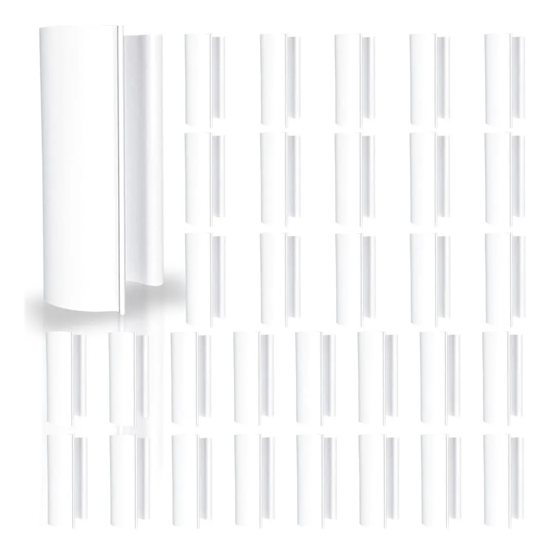 Abrazaderas Blancas PVC 3/4" para Invernaderos y Tuberías | Fijación Segura y Duradera | Pack 32 Unidades