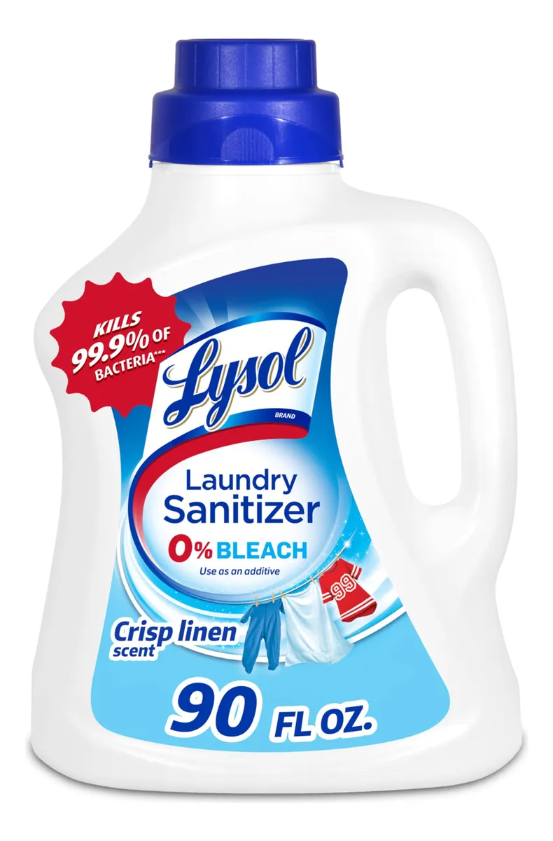 Lysol Desinfectante para Ropa Aroma Fresco 90oz - Elimina Bacterias y Malos Olores | Cuidado Profundo para Textiles