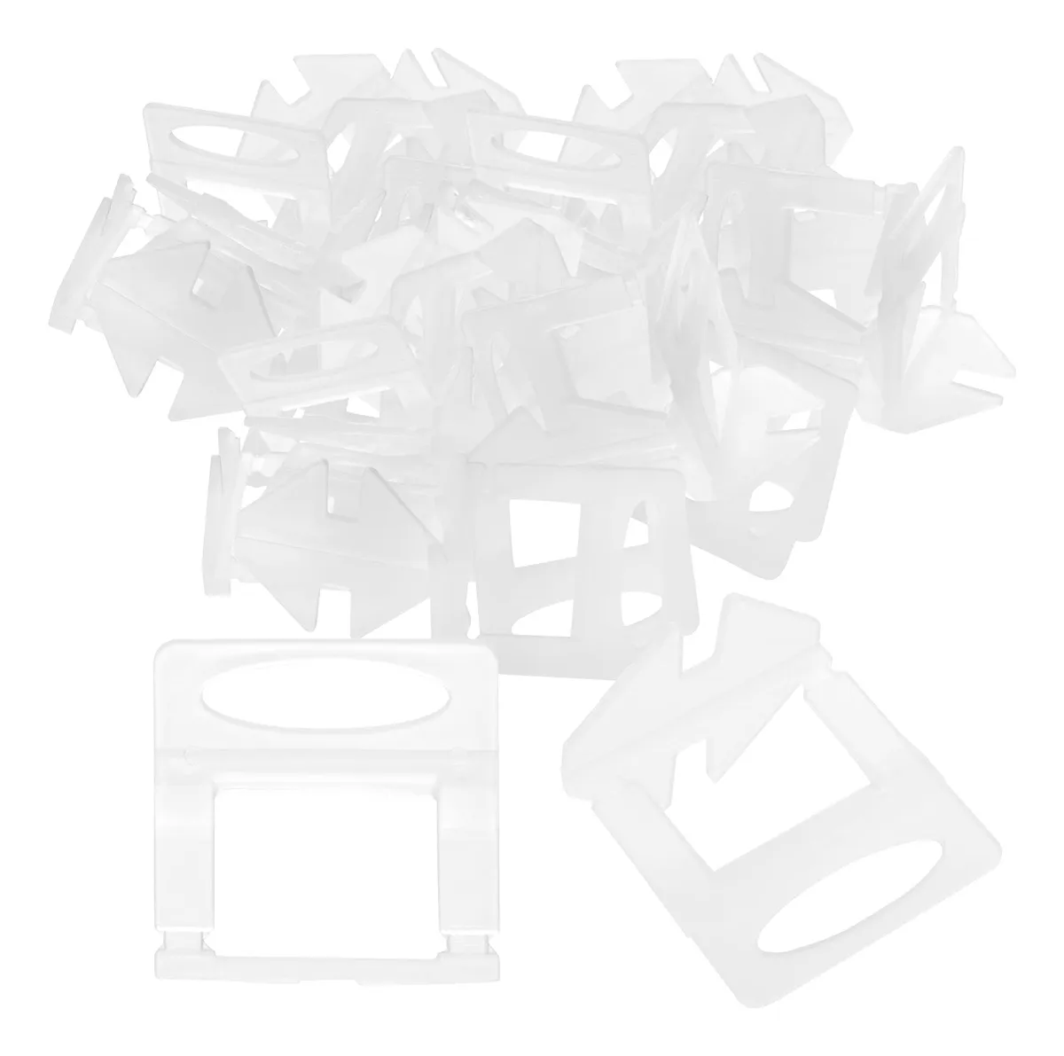 800 Clips Niveladores de Baldosas y Espaciadores Profesionales para Suelos y Paredes - Color Blanco - Herramienta Esencial para Instalación Perfecta y Acabado Profesional