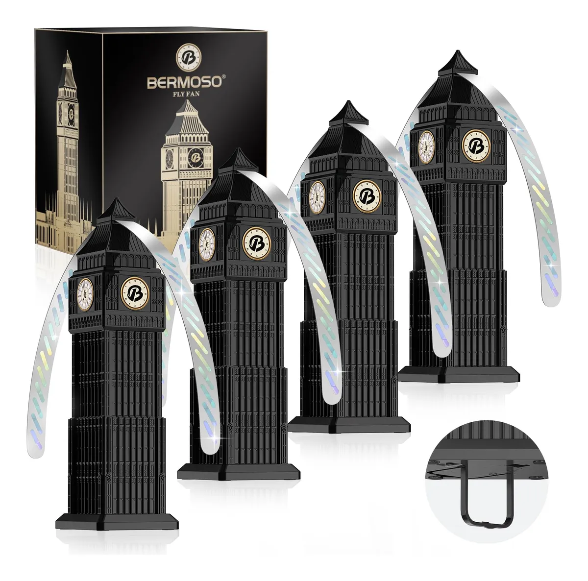 Abanicos Anti-Mosquitos para Mesas | Ventilador Ultrasónico Disuasorio de Insectos | Altura Ajustable | Mantén tu Espacio Libre de Plagas y Molestias