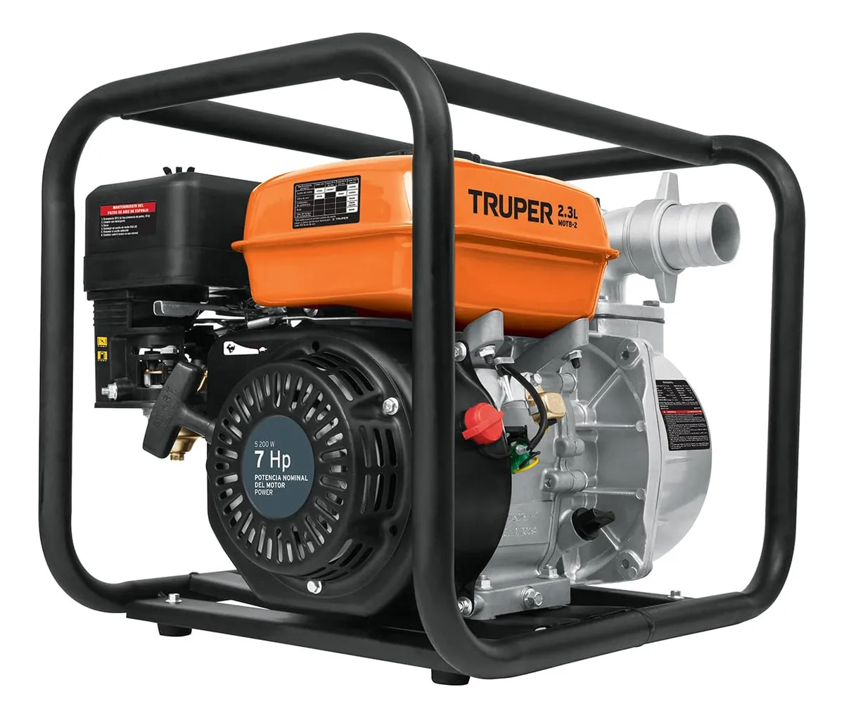 Motobomba Autocebante Gasolina 2" 7HP para Uso Agrícola Intensivo | Bombeo Potente y Eficiente para Riego