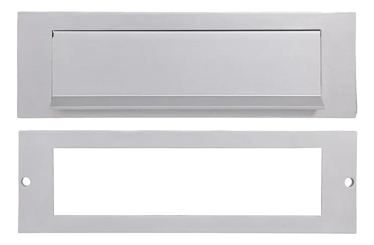 Placa de Gravedad Aluminio Plateado Profesional para Puerta Delantera - Duradera y Elegante, Señalización Clara de Bienvenida y Dirección