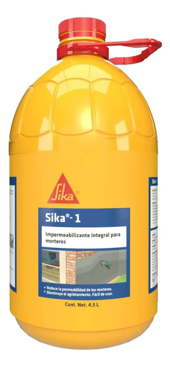 Aditivo Líquido Impermeabilizante para Morteros 5L | Mejora la Resistencia al Agua y Durabilidad de tus Construcciones | Viscosa para Aplicación Fácil