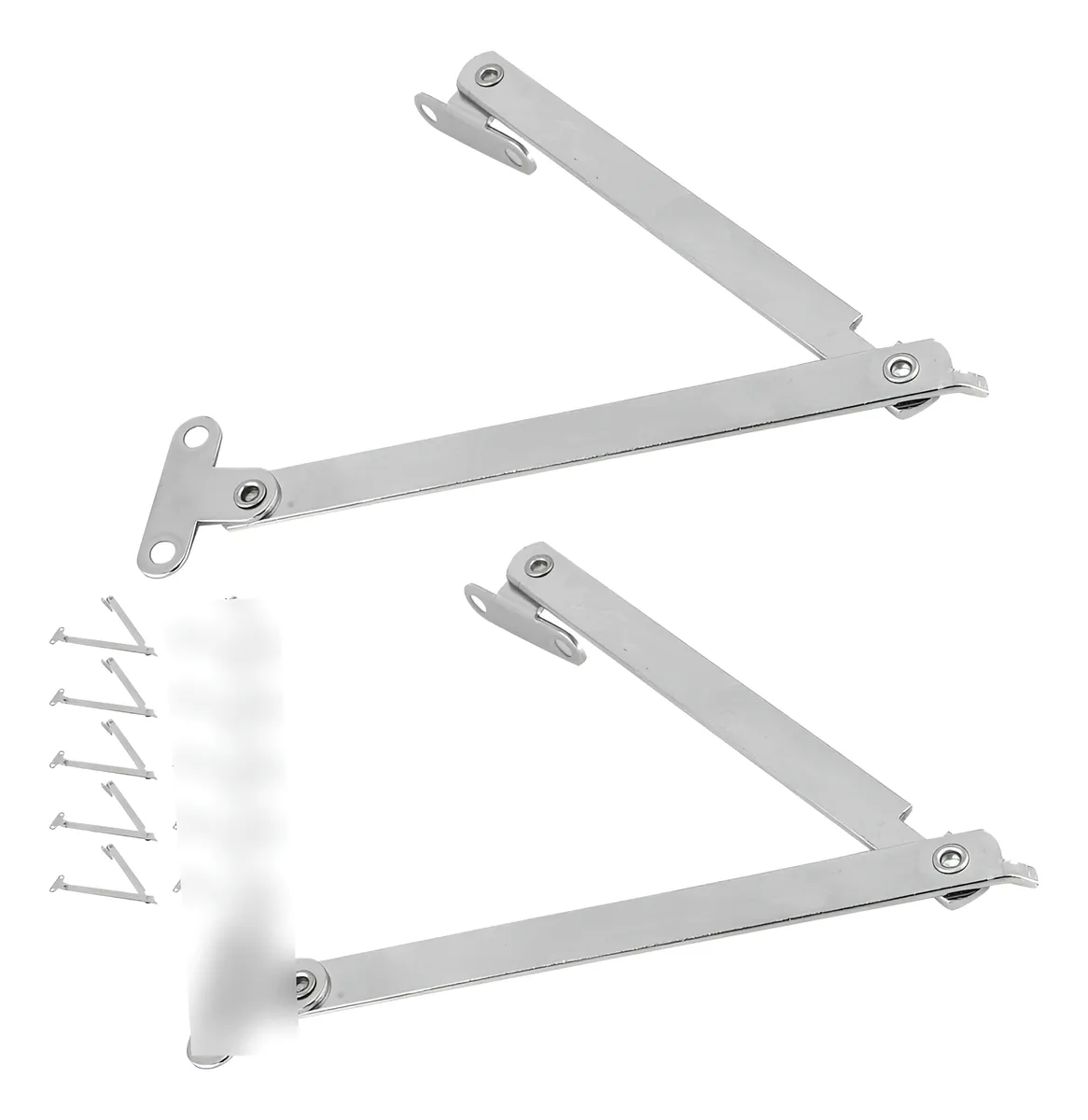 10 Paquetes Bisagras de Soporte para Tapa Plegable - Bisagras de Unión Duraderas y Resistentes para Muebles, Gabinetes y Proyectos DIY