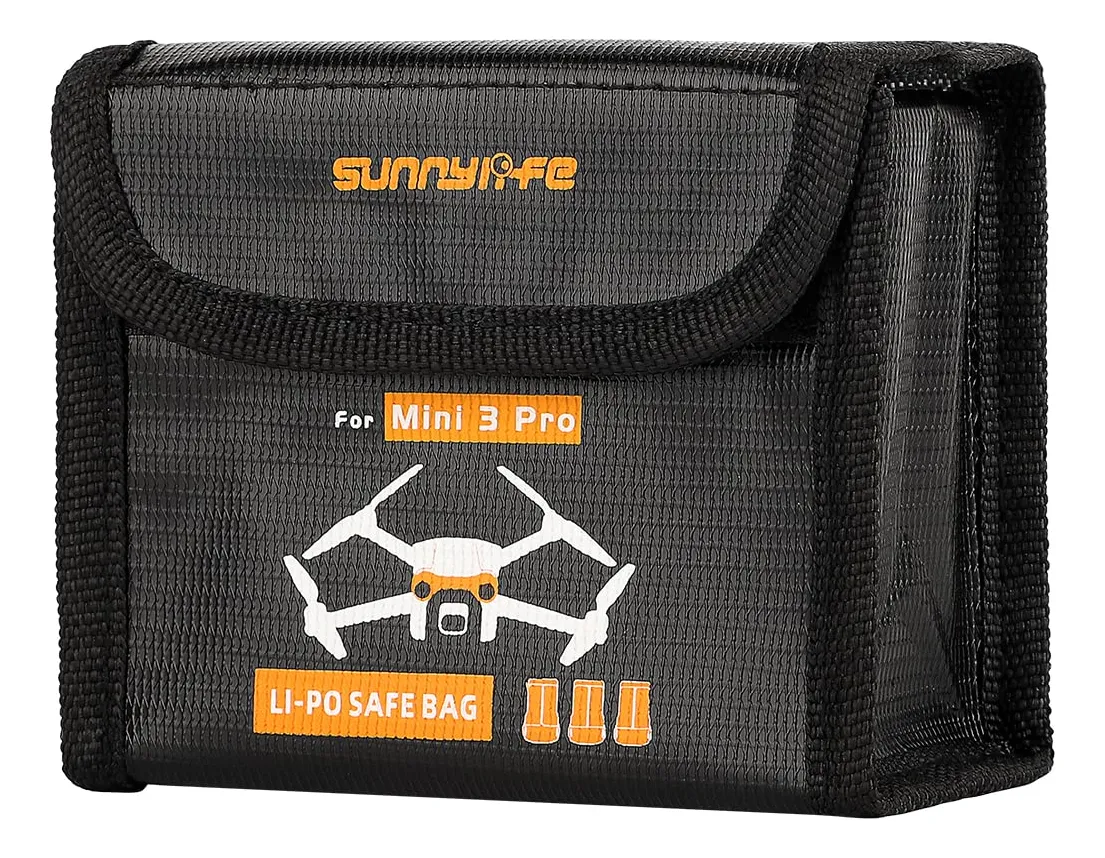 Bolsa Segura para Batería DJI Mini 4 Pro y Mini 3 Pro Drone | Protección contra Impactos y Almacenamiento Óptimo | Accesorios Esenciales para Drones | Color [Color del Producto]
