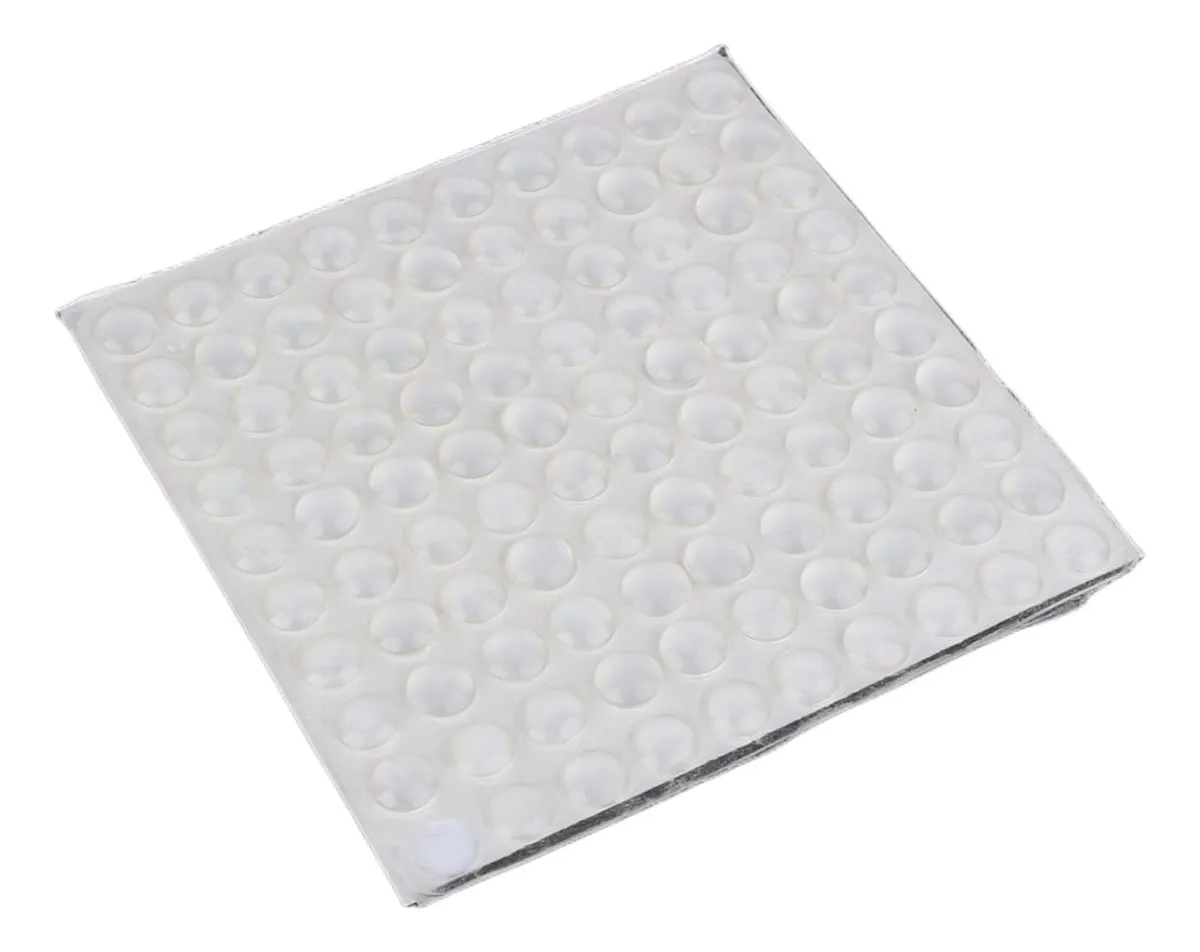 100pcs Protectores Autoadhesivos De Goma Para Muebles | Topes Parachoques Circulares | Anti Rayaduras Para Suelos Y Superficies Delicadas | Transparente Y Discreto