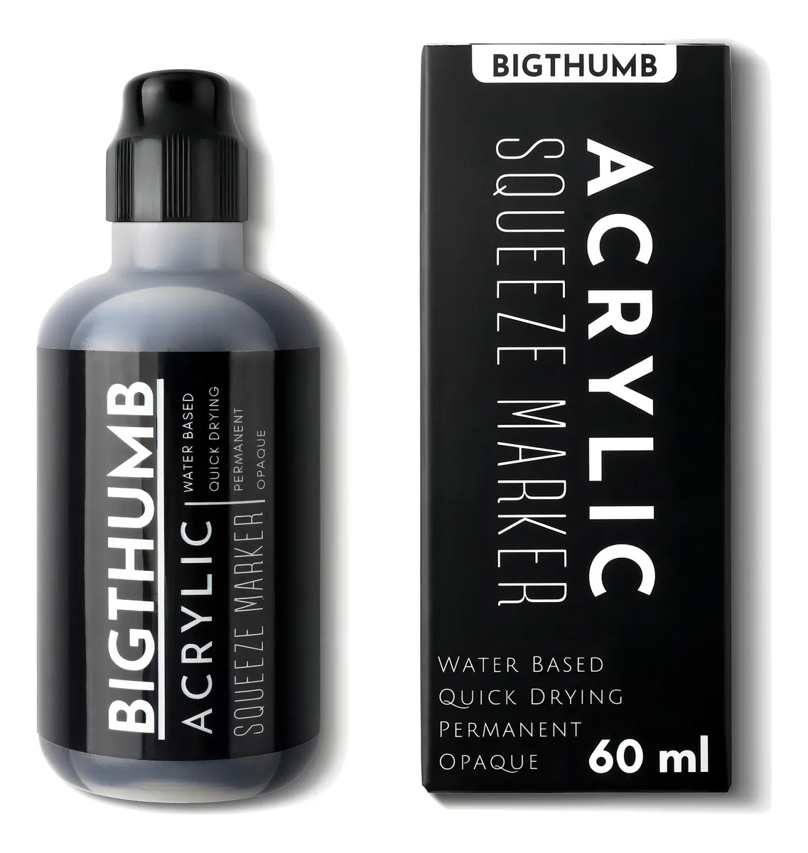 Marcador de Pintura Negro Resistente para Graffiti y Decoración | Punta Fina para Detalles Precisos | Secado Rápido, Impermeable | Ideal Artistas Urbanos y DIY